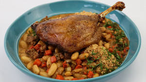 Sumptuous White Bean Cassoulet With Duck Confit Wallpaper