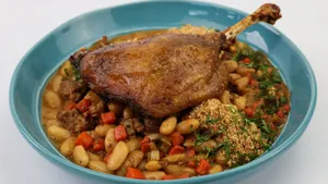Sumptuous White Bean Cassoulet With Duck Confit Wallpaper