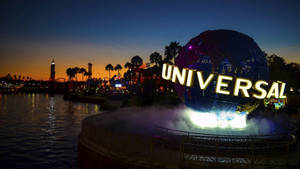 Sunset At Universal Studios Wallpaper