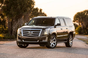 Sunset Cadillac Escalade Wallpaper