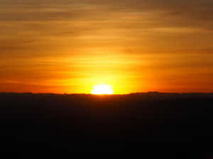 Sunset In Masai Mara National Reserve Wallpaper