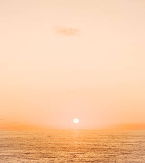 Sunset Ocean Scenery Wallpaper
