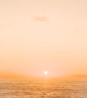 Sunset Ocean Scenery Wallpaper