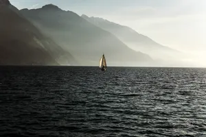 Sunset Sailing Adventure Wallpaper