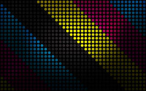 Super Amoled Colorful Dots Wallpaper