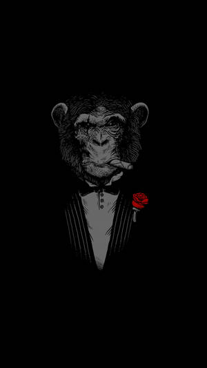 Super Amoled Gangster Monkey Wallpaper