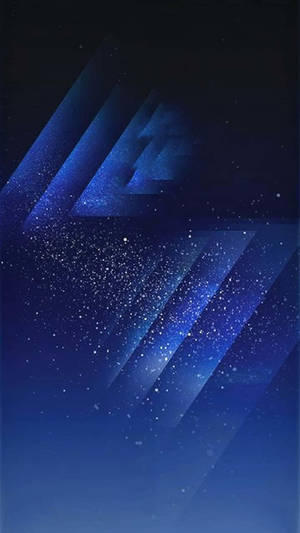 Super Amoled Triangle Stars Wallpaper