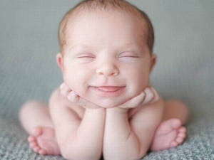 Super Cute New Born Funny Baby Wallpaper