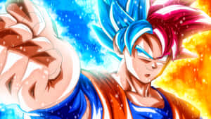 Super Saiyan Blue And God Wallpaper