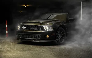 Super Snake Ebony Mustang Wallpaper