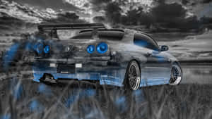 Supercharged Cool Nissan Skyline Wallpaper