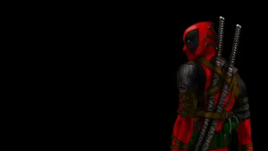 Superhero, Black Deadpool Wallpaper
