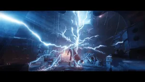 Superhero Thor Stormbreaker Lightning Power Wallpaper