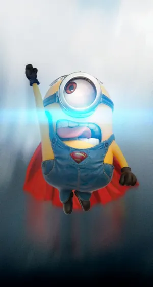 Superman Despicable Me Minion Iphone Wallpaper
