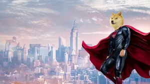 Superman Doge Wallpaper