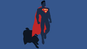 Superman Flying Through The Sky Wallpaper