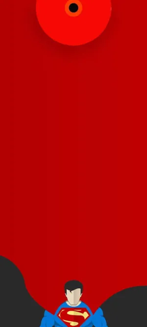 Superman Redmi Note 9 Punch Hole Wallpaper