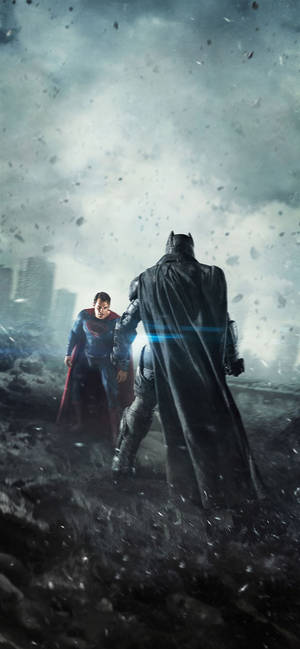 Superman Vs. Batman Iphone Amoled Wallpaper