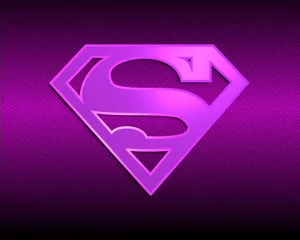 Superwoman Purple Logo Wallpaper