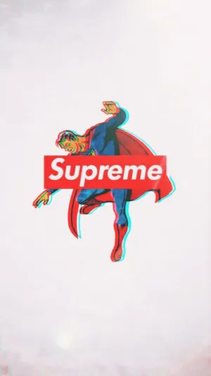 Supreme Aesthetic Superman Wallpaper