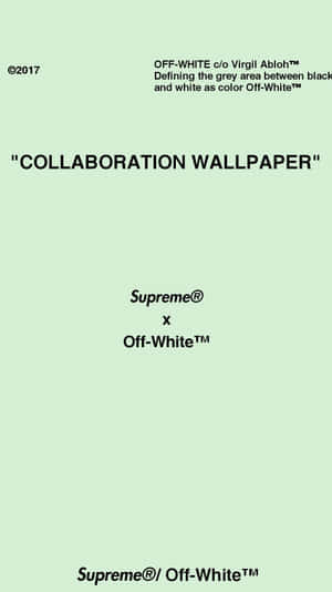 Supreme Collaboration Wallpaper Wallpaper