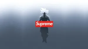 Supreme Drip Son Goku Graphic Art Wallpaper