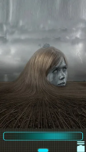 Surreal Hair Landscape Art Wallpaper