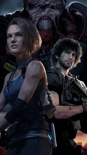 Survive Treacherous Terrors And Slice Through Zombies With Your Resident Evil Iphone. Wallpaper