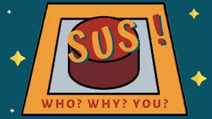 Suspicious Accusation Graphic Wallpaper