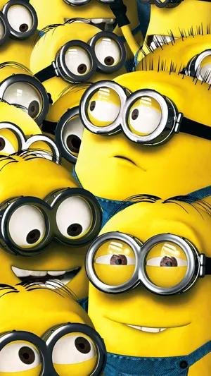 Suspicious Despicable Me Minion Iphone Wallpaper