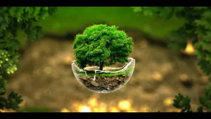 Sustainability Bubble Wallpaper