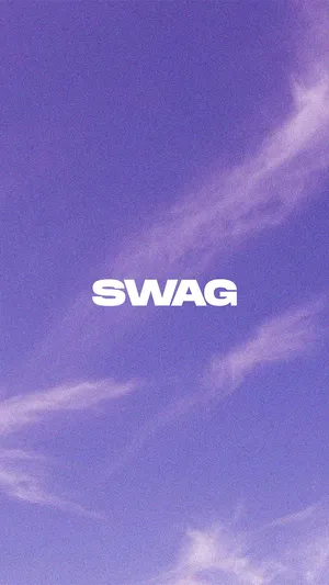 Swag On A Purple Sky Wallpaper