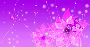 Sweet And Subtle Cute Pink Purple Wallpaper