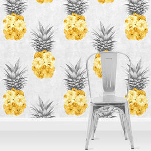 Sweet And Tart, Peony Filled Pineapples Wallpaper