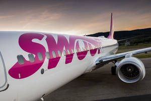 Swoop Airlines Passenger Plane Wallpaper