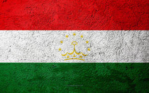Tajikistan Flag Artwork Wallpaper