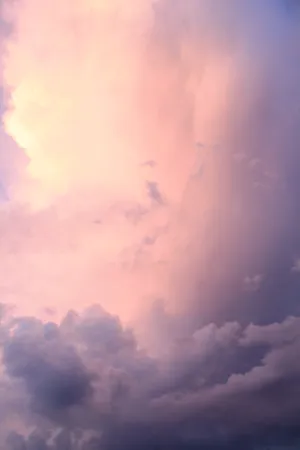 Take A Breath And Enjoy The Beauty Of The Bright Pink Ombre Clouds Wallpaper