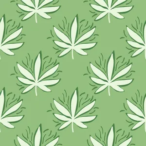 Take A Higher Trip With This Cartoon Weed Wallpaper