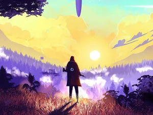 Take A Journey Through The Hidden Leaf Village Wallpaper