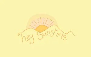 Take A Moment To Soak Up The Cute Sunshine Wallpaper