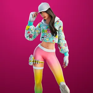 Take On Your Opponents With The Ruby Fortnite Skin Wallpaper