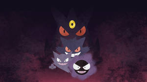 Take Your Battles To A Whole New Level With Gengar! Wallpaper