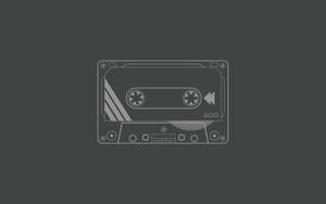Taking It Back To The 90s With A Minimalistic Cassette Tape. Wallpaper