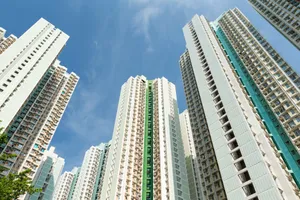 Tall Commercial Buildings Wallpaper