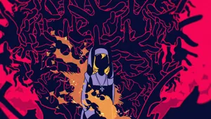 Tamaki Fights With Courage And Determination Wallpaper