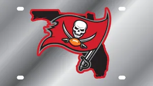 Tampa Bay Buccaneers Plate Design Wallpaper