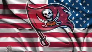 Tampa Bay Buccaneers Us Flag Wallpaper