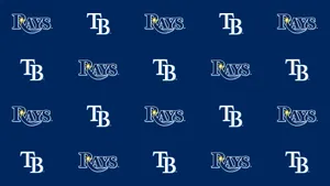 Tampa Bay Rays Icons Pattern Wallpaper