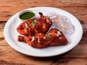 Tandoori Chicken With Wasabi Wallpaper