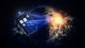 Tardis And Earth Wallpaper